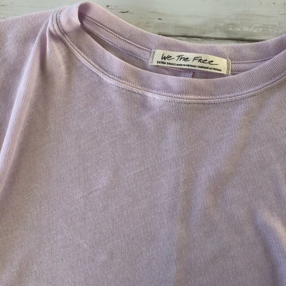 FREE PEOPLE t-shirt lavanderia milk - Picture 8 of 8